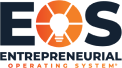 Black and orange EOS Entrepreneurial Operating System logo